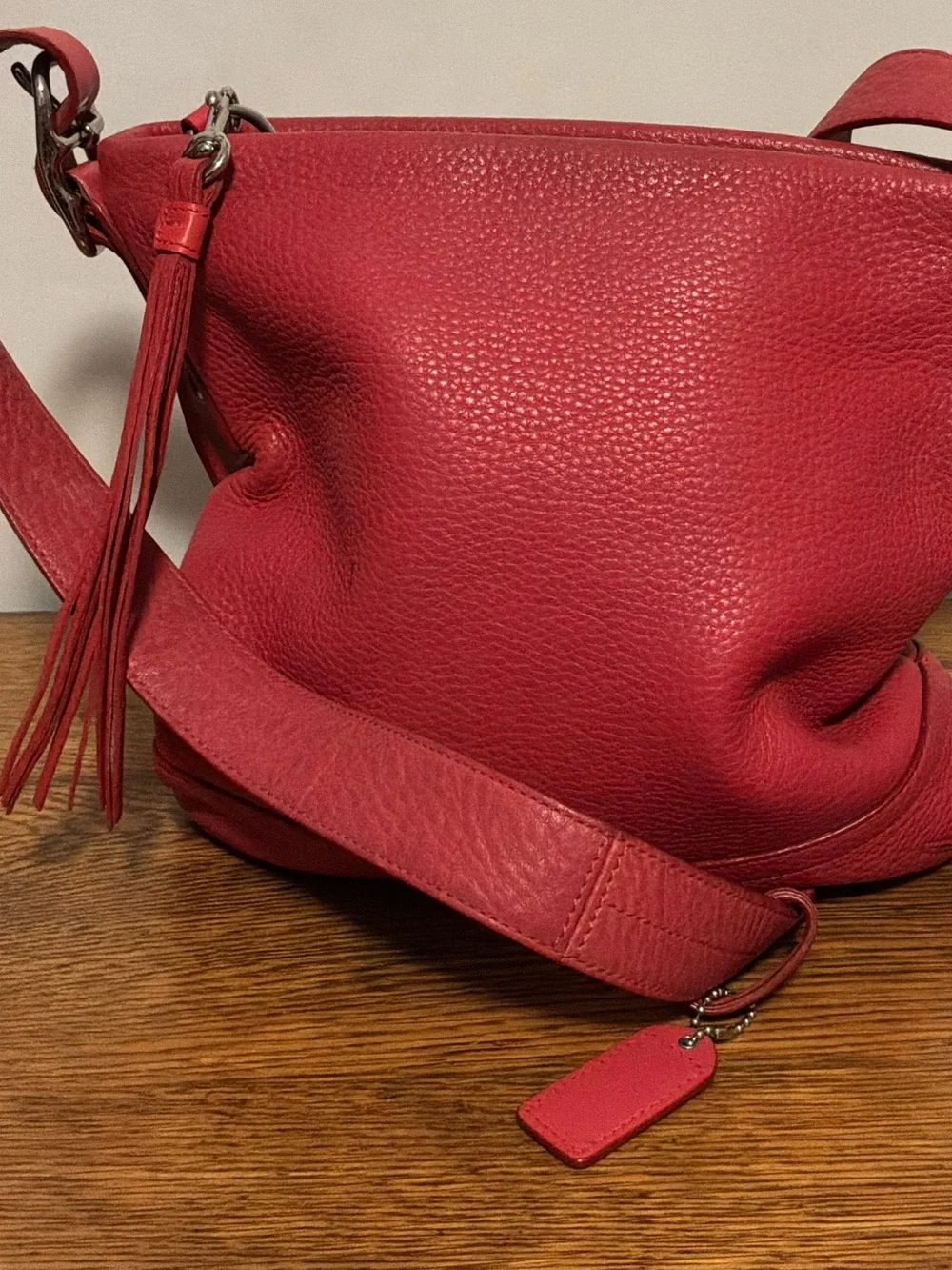 Coach Legacy Pebbled Leather Shoulder Bag